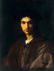 Junges Selbstporträt von Andrea del Sarto